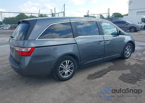 2012 Honda Odyssey Ex-L from USA, damaged, VIN 5FNRL5H60CB141208